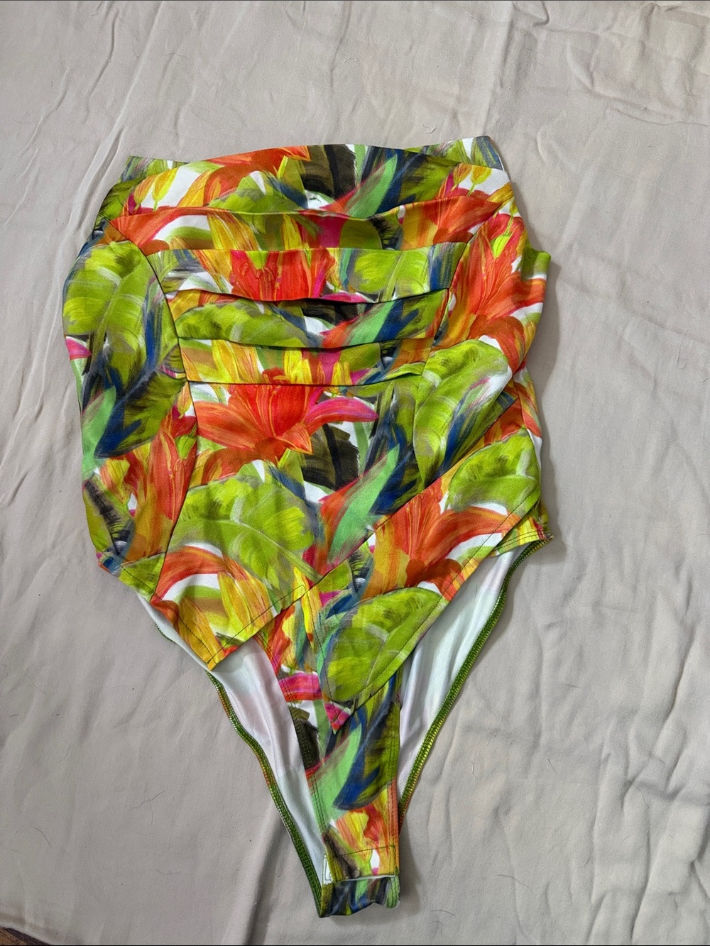 Women’s Tropical Print Bodysuit